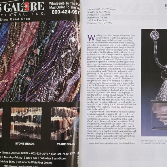 Ornament Magazine Summer 1998 Cornelia Goldsmith - Picture 5 of 16